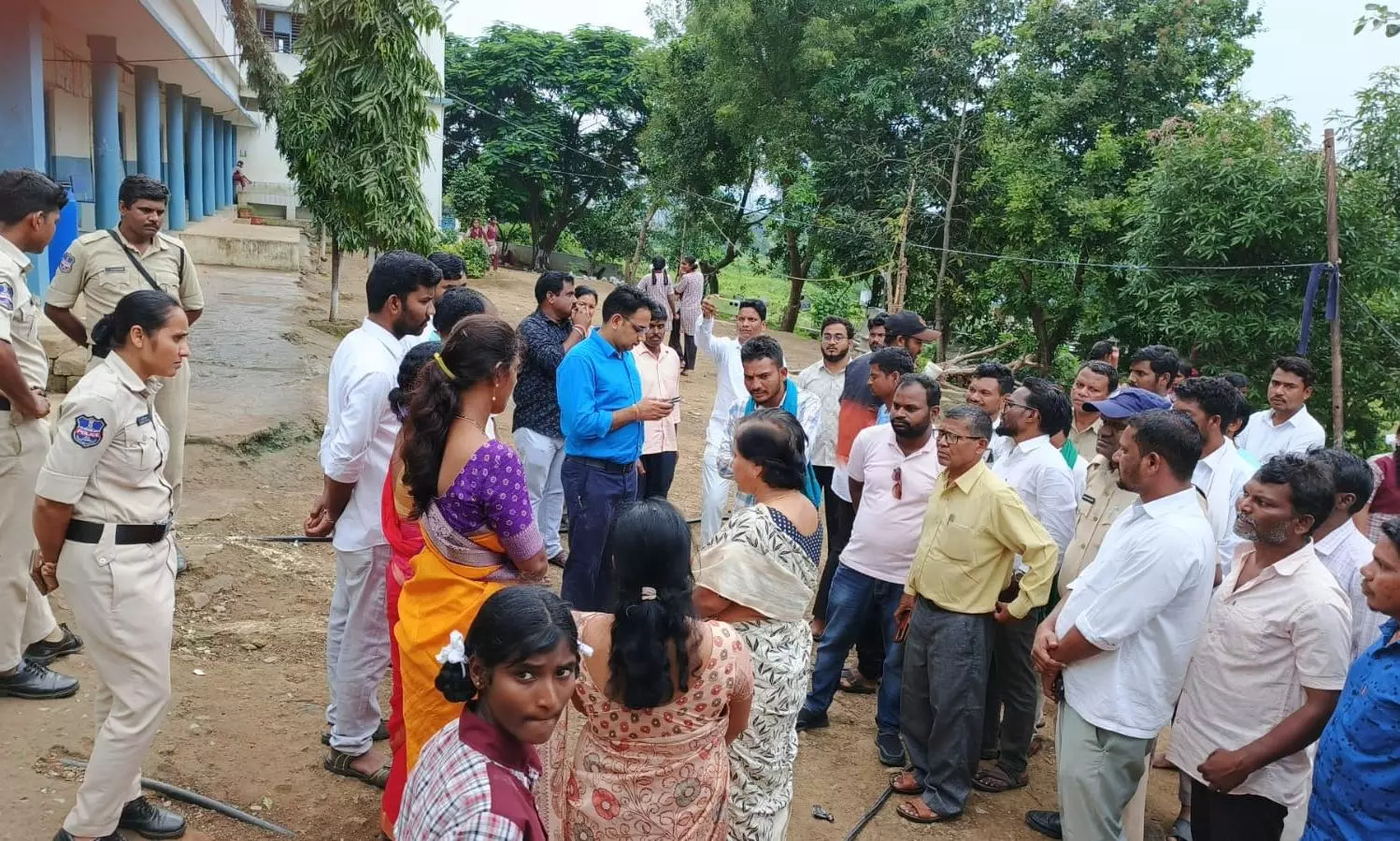 KGBV Students Protest Poor Quality Food