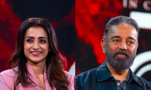 Trisha Krishnan Calls Kamal Haasan ‘Hot’, Leaves the Actor Amused Trisha Krishnan Calls Kamal Haasan ‘Hot’, Leaves the Actor Amused