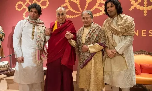 Dalai Lama, Amjad Ali Khan & Sons Collaborate On Album ‘Meditations’