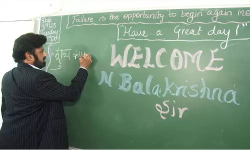 Nandamuri Balakrishna Visits Andhra Education Society School in Mumbai