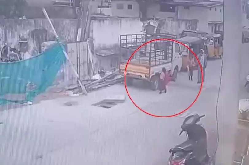 Six-Year-Old Girl Falls into Open Manhole, Rescued in Hyderabad