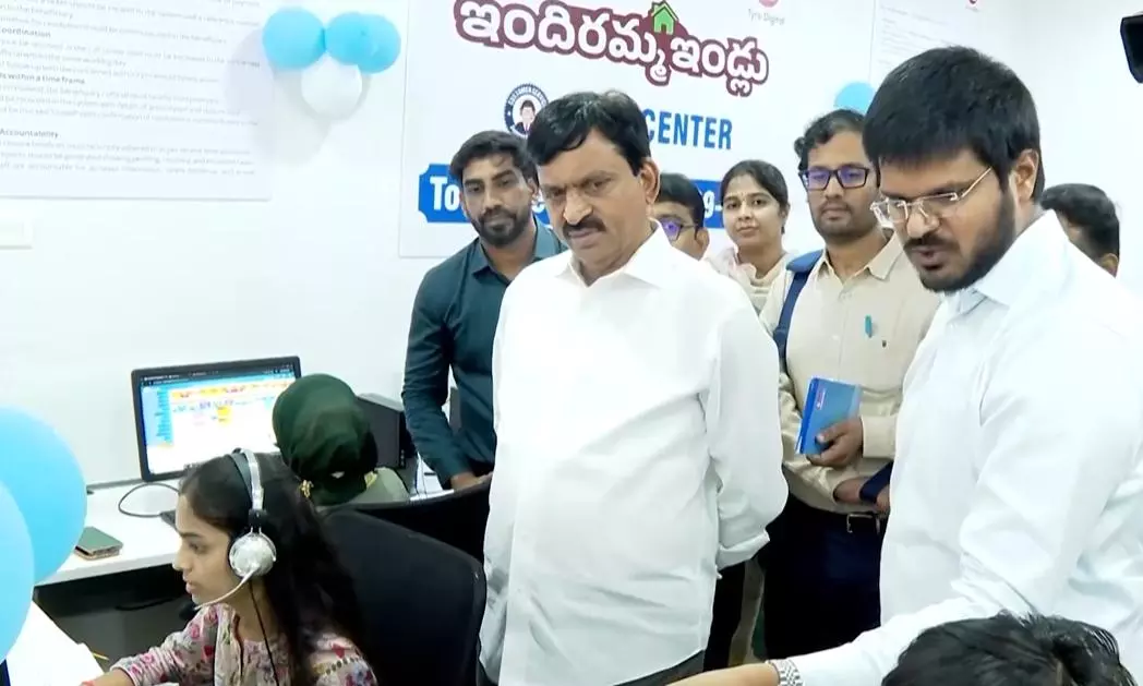 Ponguleti Unveils Helpline for Housing Scheme Ponguleti Unveils Helpline for Housing Scheme