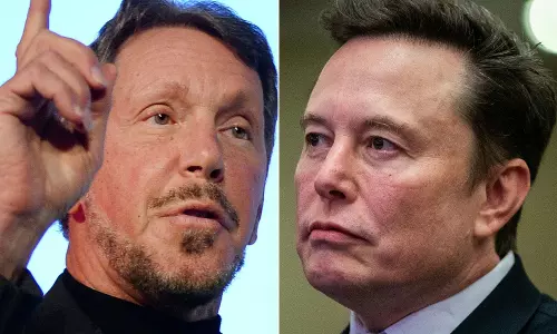 Oracle Soars on AI Cloud Growth, Ellison Closes In on Musk in Rich List
