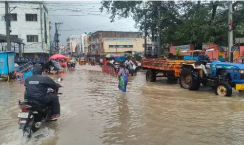 Medak Pounded by Heavy Rains, Normal Life Hit