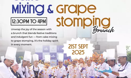Novotel Hyderabad to Host Cake Mixing, Grape Stomping Brunch on Sept 21