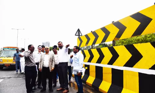 Justice Sapre Reviews Road Safety in Hyderabad