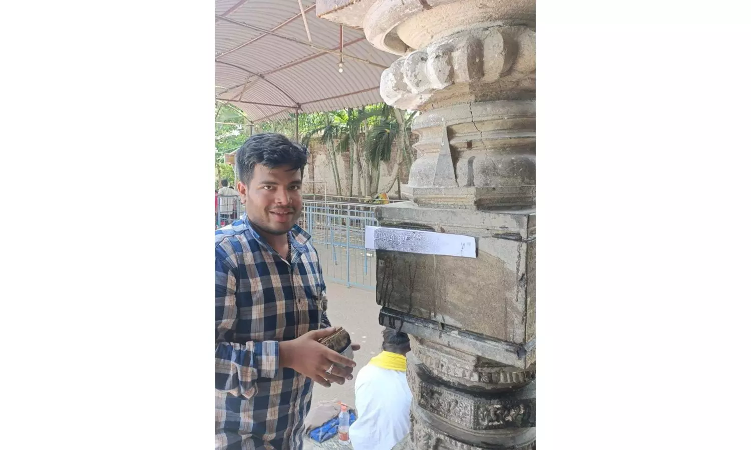Inscriptions of Gajapati Kapilendra Deva in Odia Found at Srikurmam Temple Inscriptions of Gajapati Kapilendra Deva in Odia Found at Srikurmam Temple