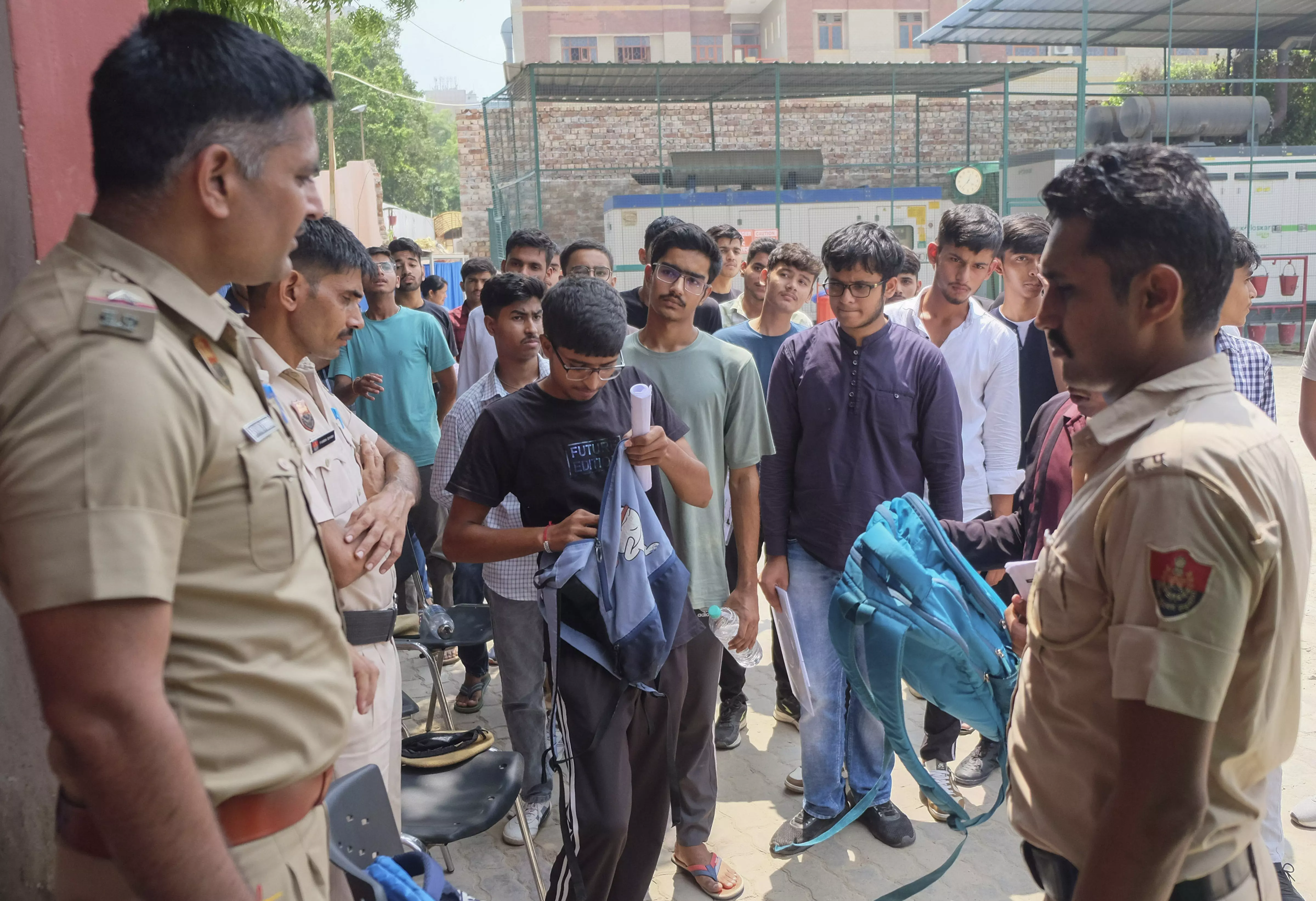 Job Aspirants Seek Exam Centres in Nizamabad