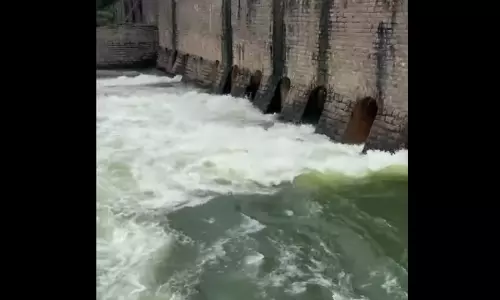 Osmansagar Gates Opened, Musi River Flow Rises