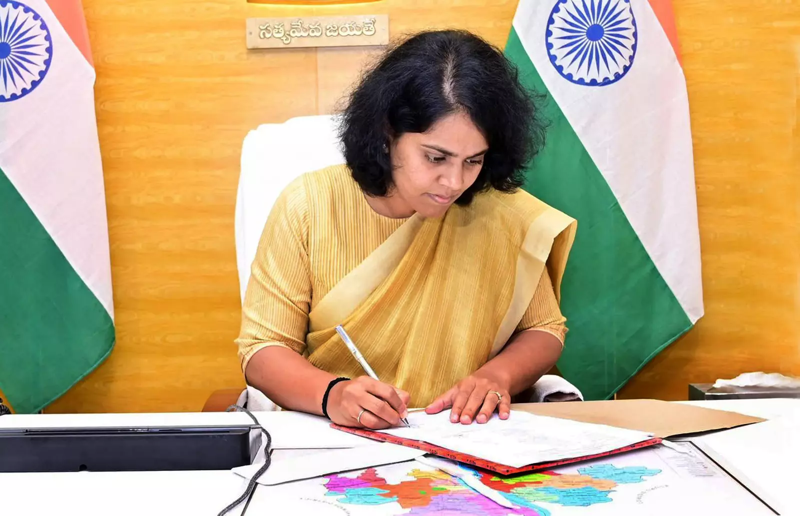 Keerthi Chekuri Takes Charge As East Godavari Collector