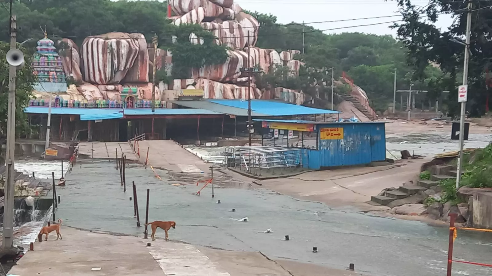 Floods Lead to Closure of Edupayala Temple