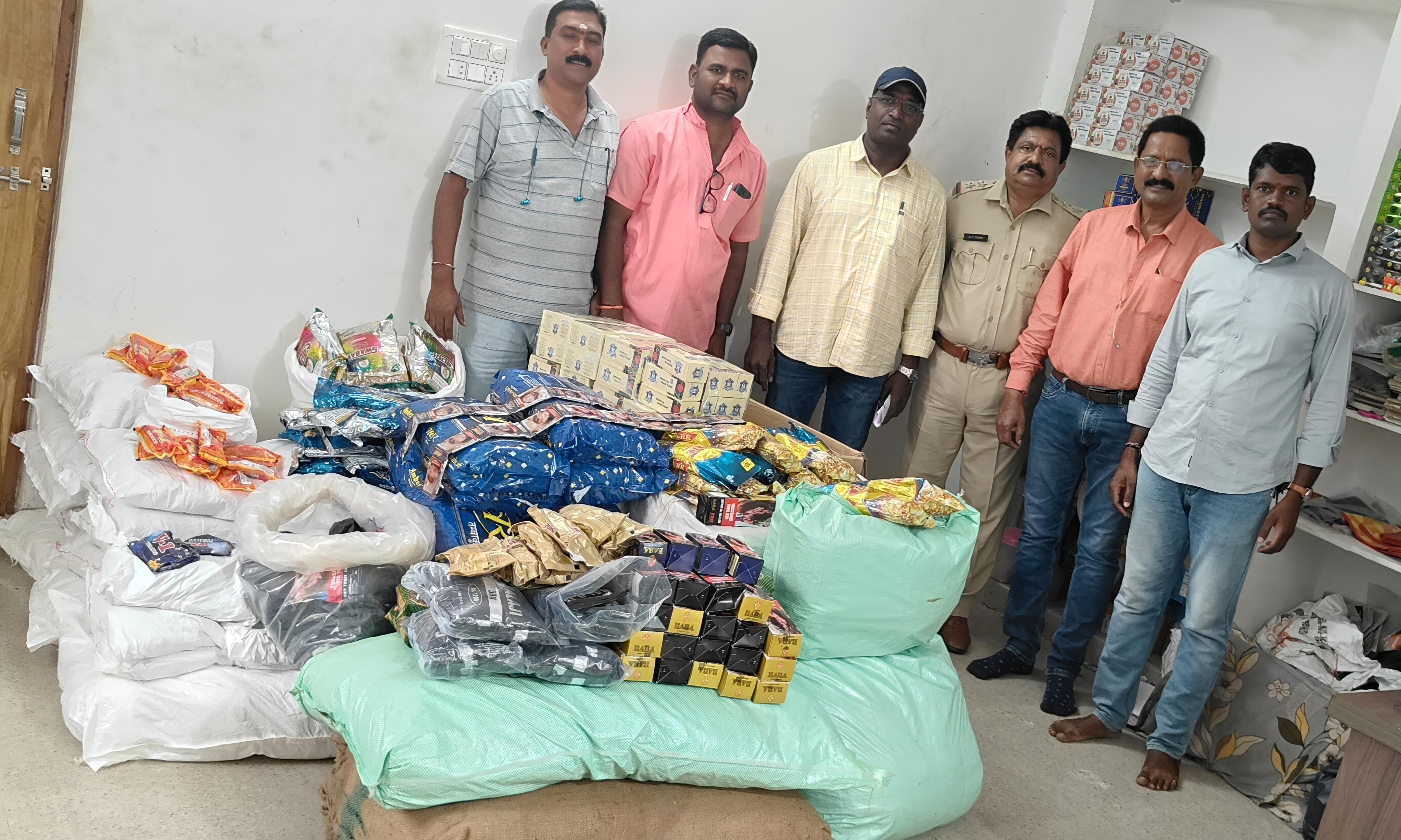 Police Seize ₹10 Lakh in Banned Gutka Products