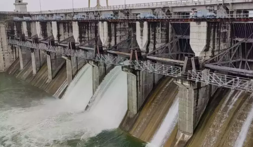 Streams, Rivulets Flow High With Flood Water