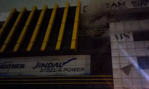 Fire At Madhapur Software Company Causes Rs 20 Lakh Loss