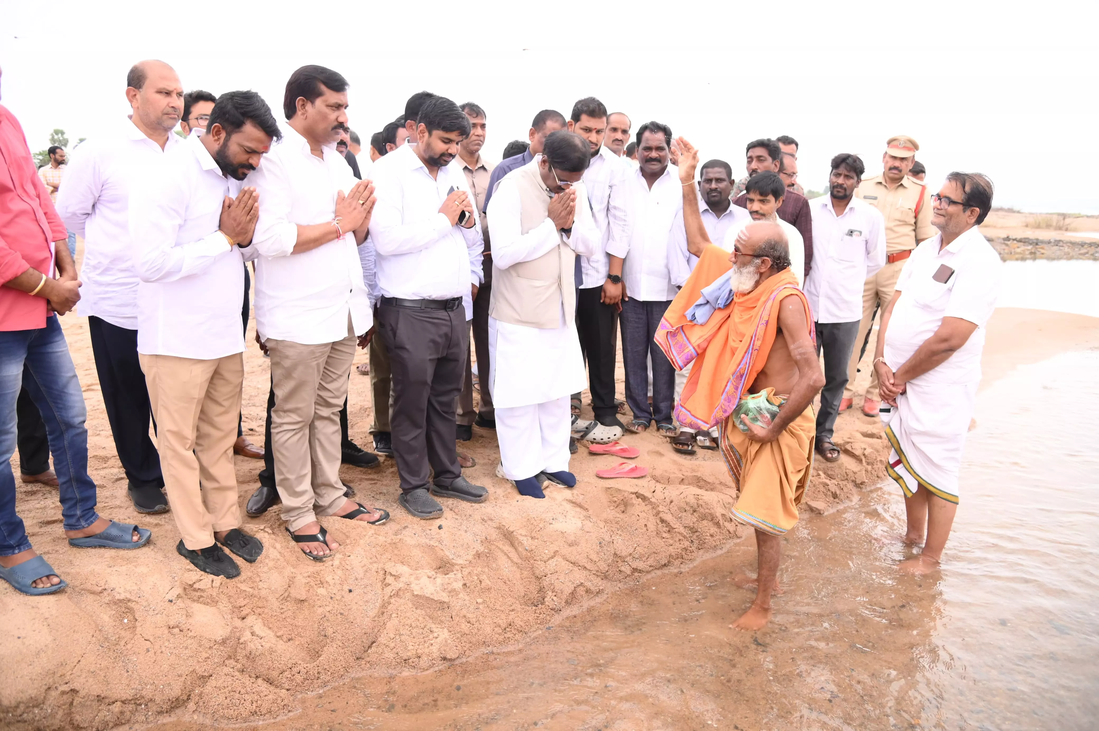 Preparations Begin for Godavari Pushkaralu 2027 at Chennur, Basar