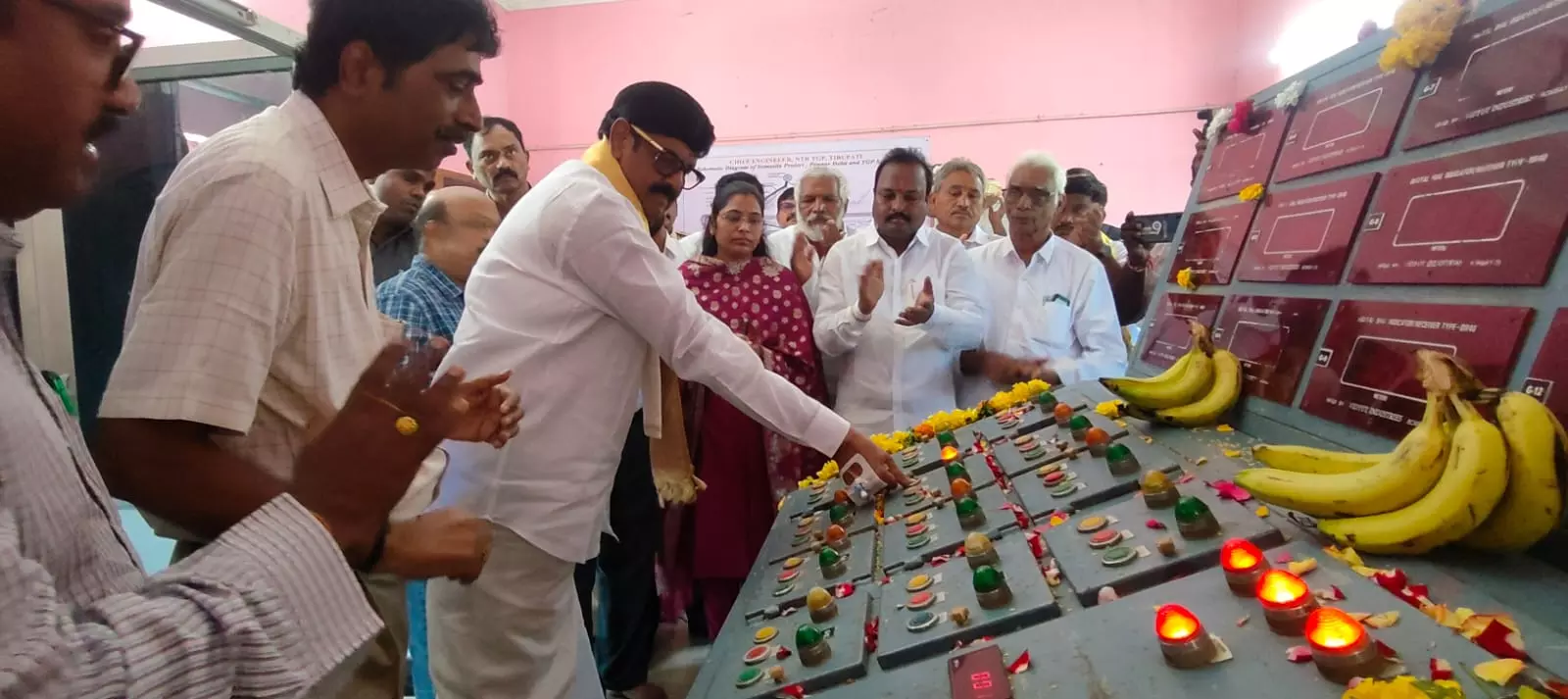 Minister Releases Water From Somasila Reservoir Into Pennar River