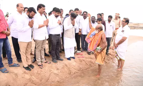 Preparations Begin for Godavari Pushkaralu 2027 at Chennur, Basar Preparations Begin for Godavari Pushkaralu 2027 at Chennur, Basar