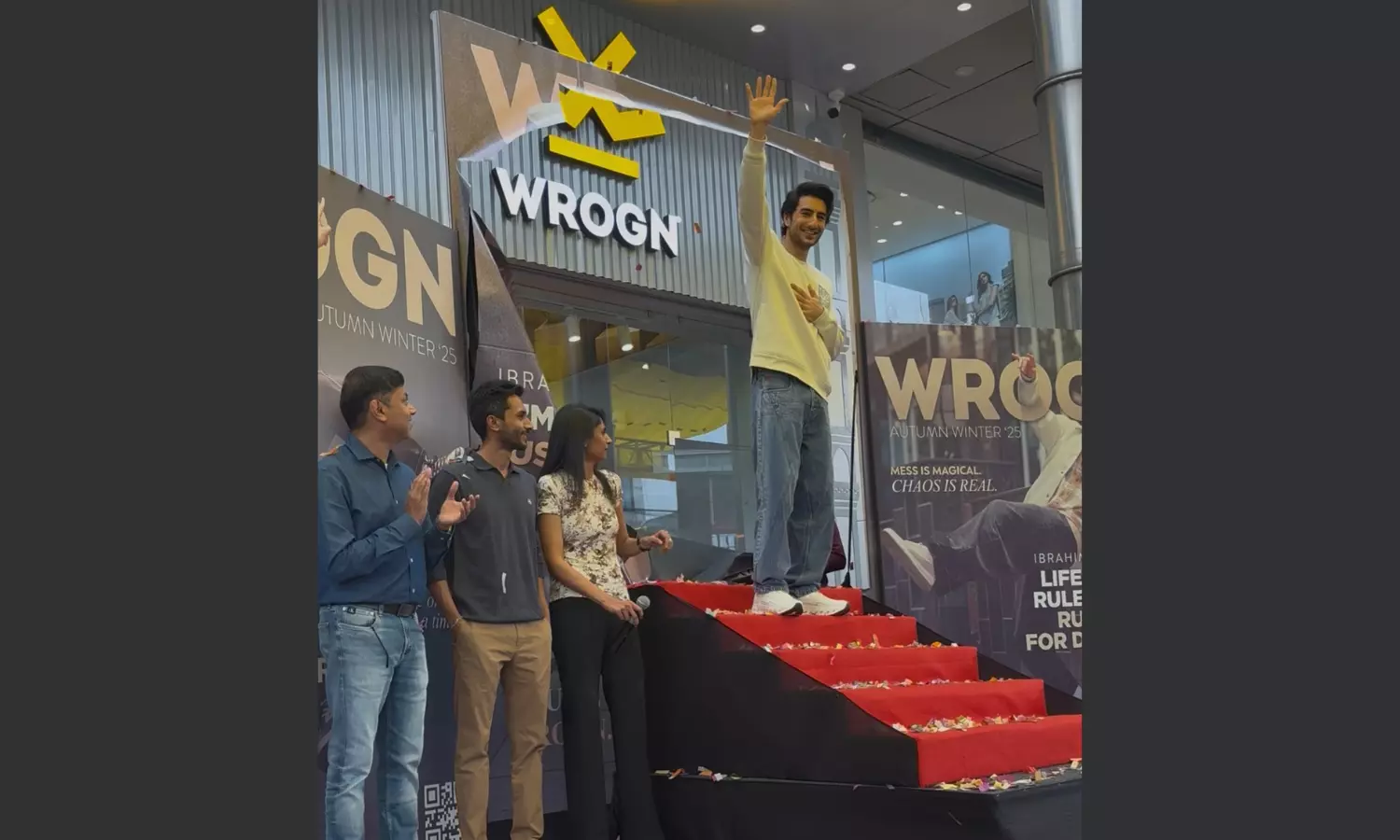 Ibrahim Ali Khan, the Newest Face of WROGN