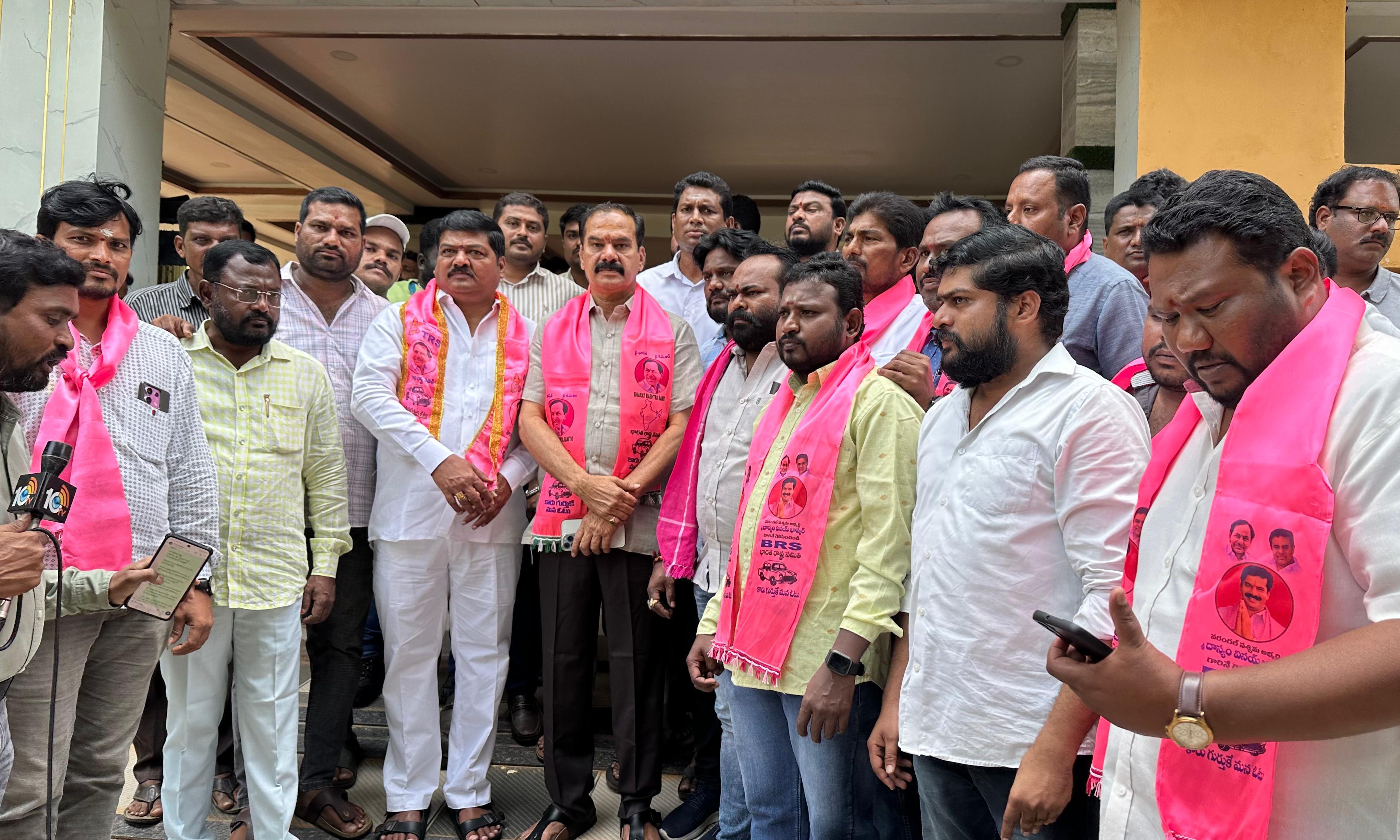BRS Leaders Demand Resignation of MLA Srihari