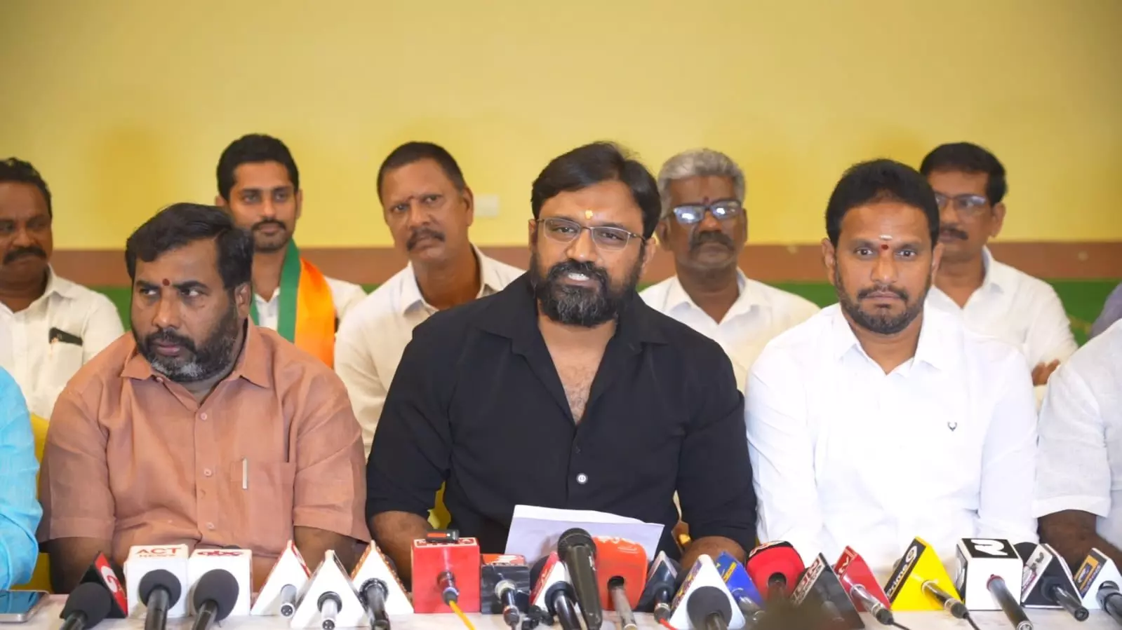 Priority to development of temples: MLA Adireddy Srinivas Priority to development of temples: MLA Adireddy Srinivas