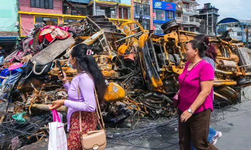 Nepalis In Hyderabad Rush Home Amid Protests
