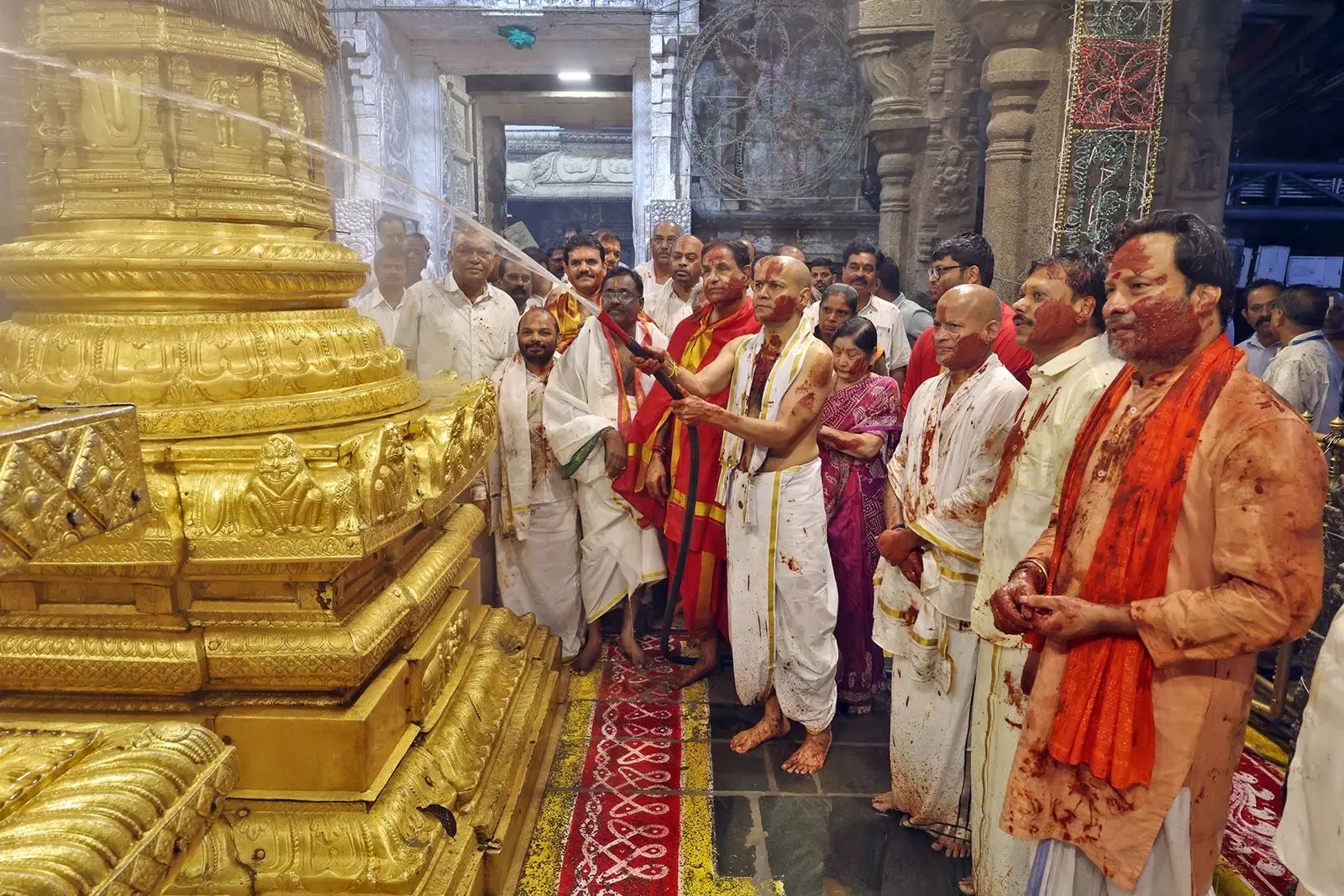 Koil Alwar Tirumanjanam Performed Ahead Of Srivari Brahmotsavams