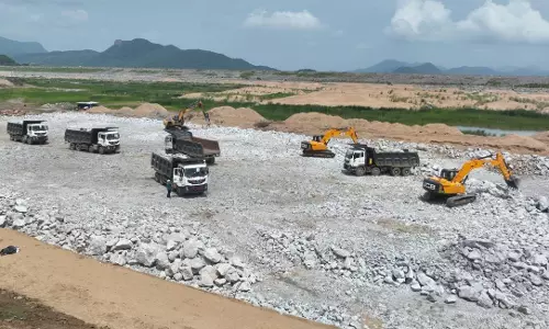 Polavaram Works Go on Uninterrupted Despite Heavy Floods in Godavari