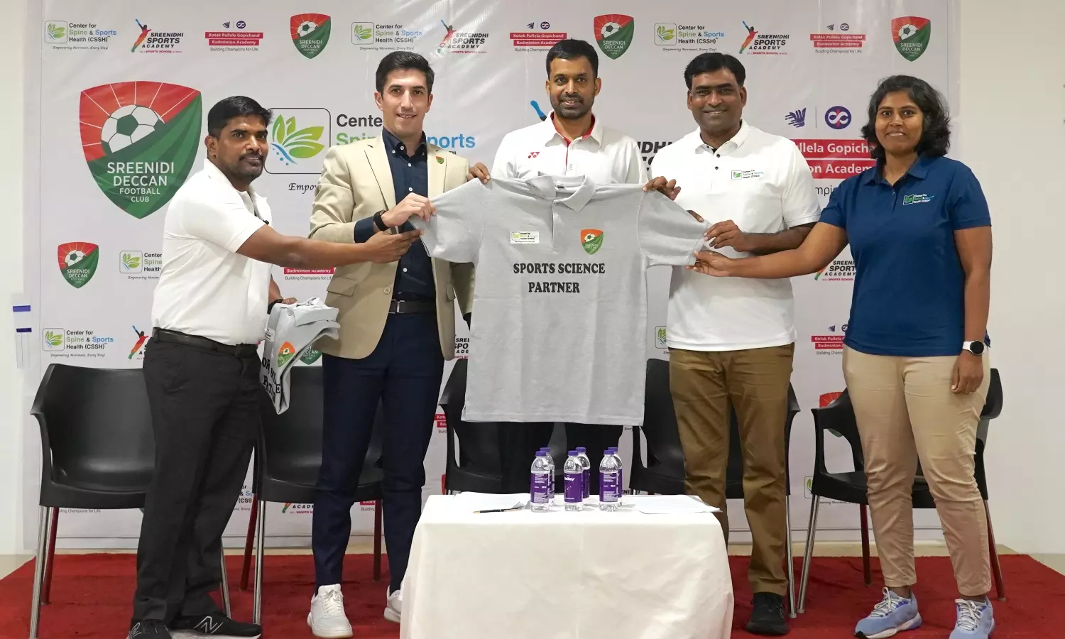 Sreenidi Deccan FC Signs MoU with Center for Spine and Sports Health for Sports Science Excellence