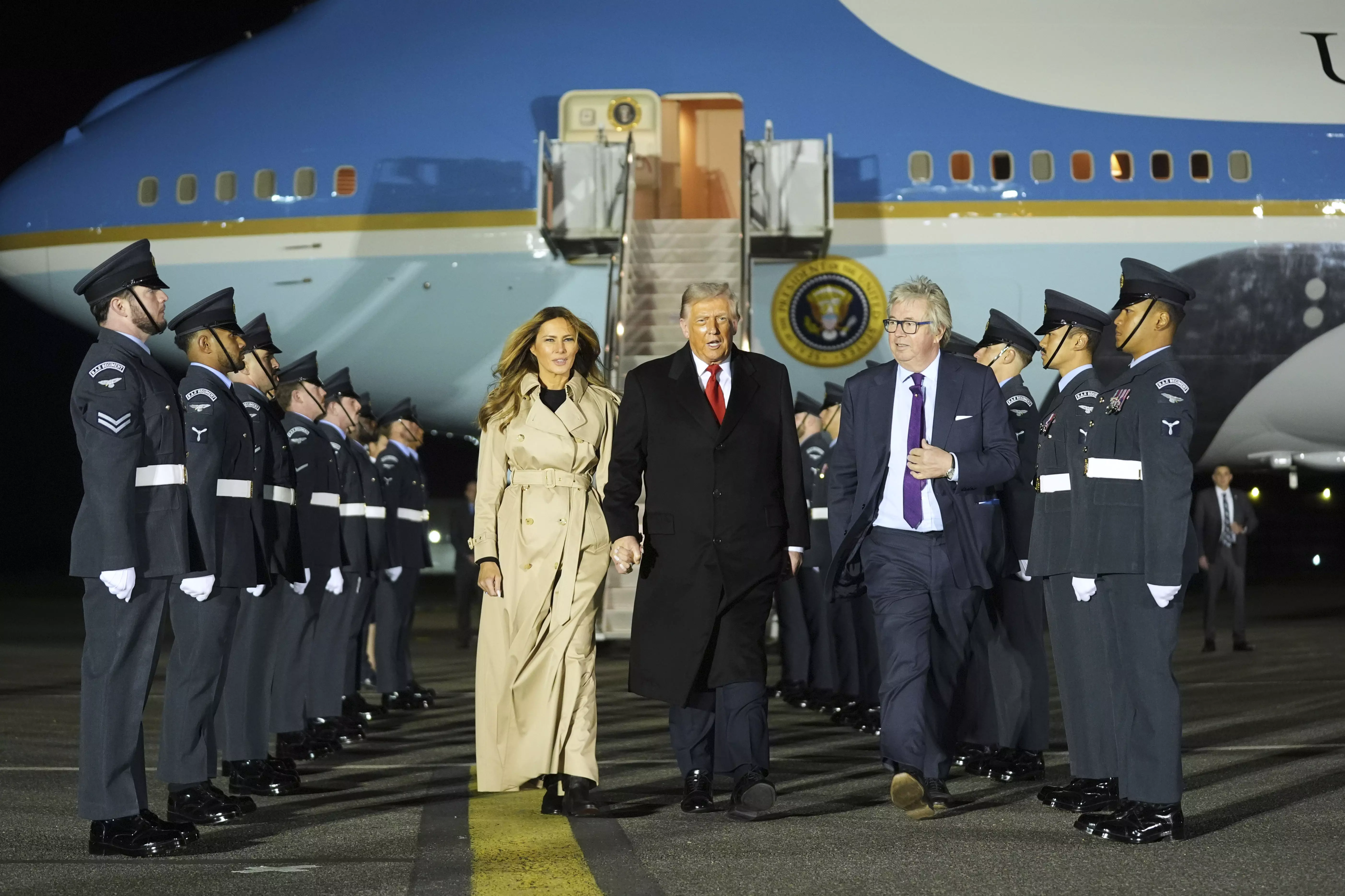 Trump Arrives in UK for Historic Second State Visit