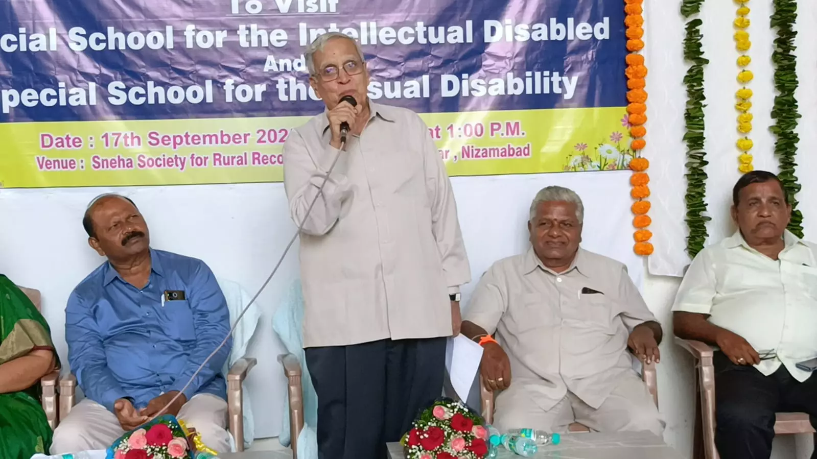 Retired Collector Vows to Support Differently Abled
