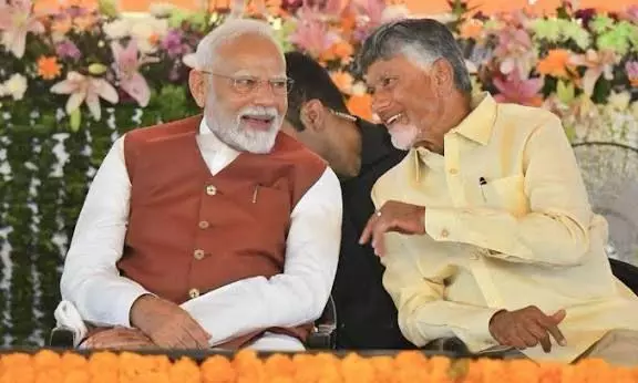 Naidu Sends Birthday Greetings to PM Modi