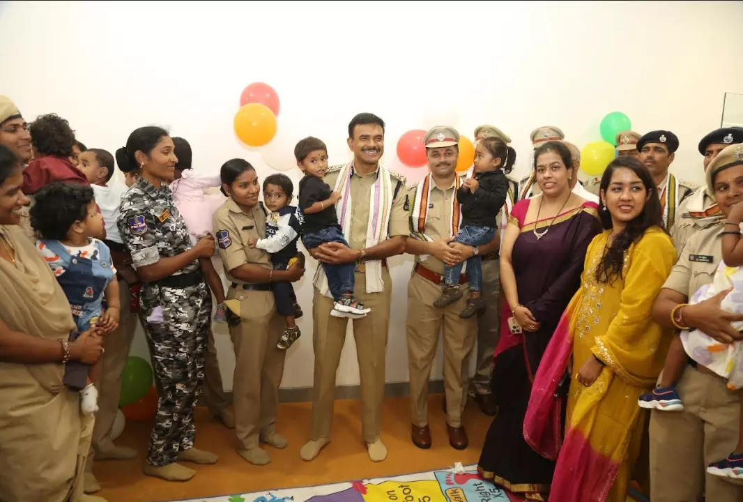 Hyderabad Police Launches Rs.5 Cr Child Care Centre for Women Staff