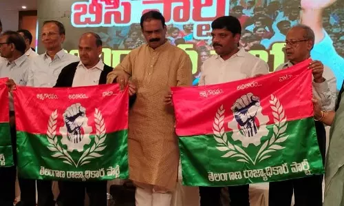 Teenmar Mallanna Launches Telangana Rajyadhikara Party