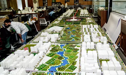 Miniature Models of Amaravatis Government Complexes Unveiled