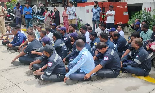 Marshals, DRF Staff Protest Pay Cut; HYDRAA Intervenes