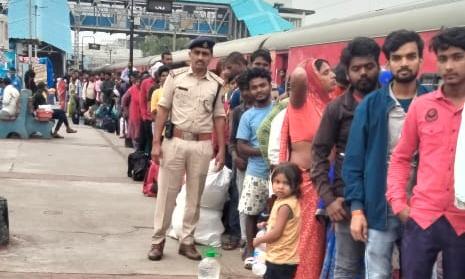 Railway Police Increase Security Measures for Festival Season