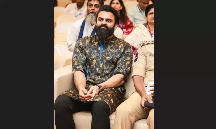 Sai Durgha Tej Urges Riders to Drive Responsibly