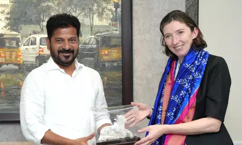 British Delegation Led by Lindy Cameron Meets Revanth Reddy