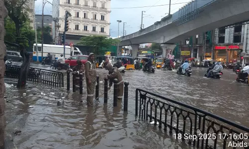 Hyderabad: Traffic Snarled In Several Areas Due to Heavy Rain