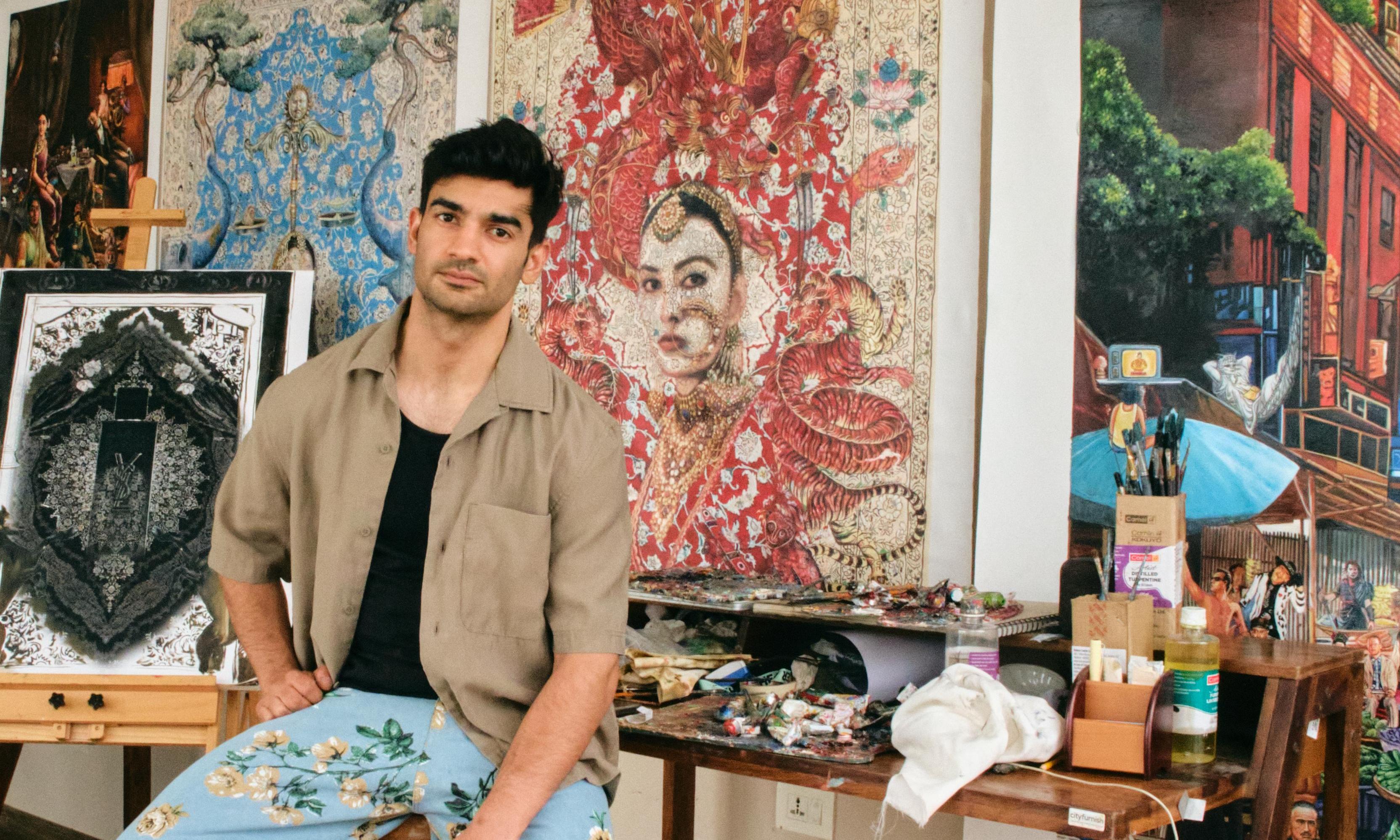 Artist Abhay Explores Identity in 'Roots & Rebellion' Exhibition