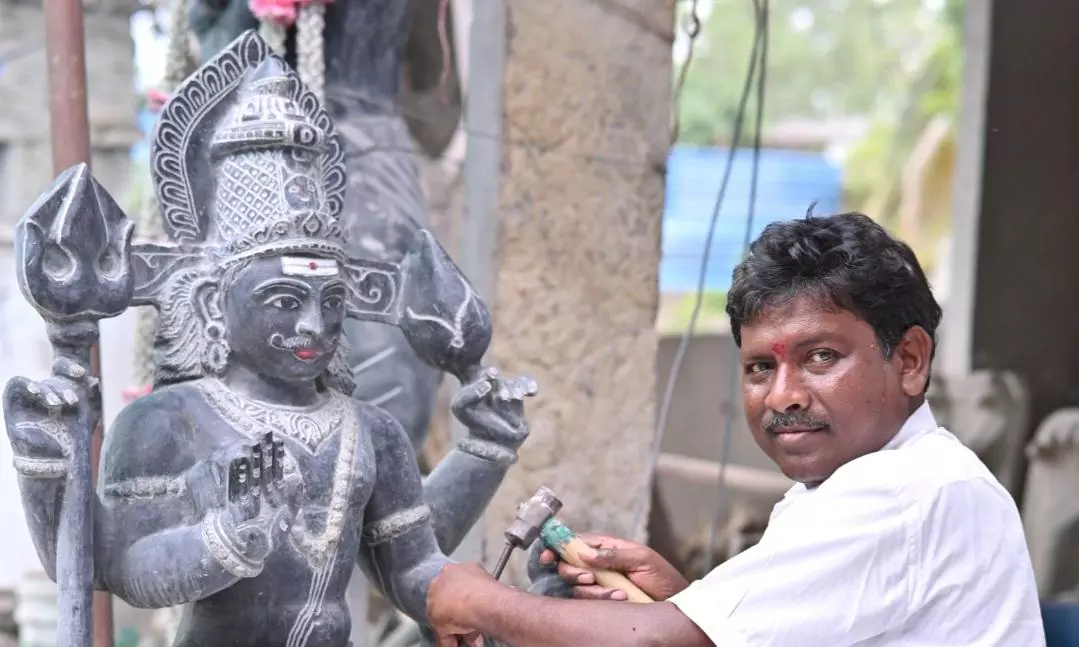 Allagadda Sculptures Trace Roots To Vijayanagara Empire Allagadda Sculptures Trace Roots To Vijayanagara Empire