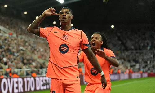 Champions League: Rashford Bags First Barcelona Goals to Seal Win at Newcastle Champions League: Rashford Bags First Barcelona Goals to Seal Win at Newcastle