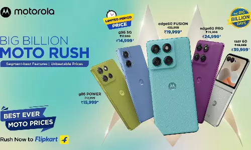Motorola Announces #BigBillionMotoRush With Lowest Ever Festive Prices