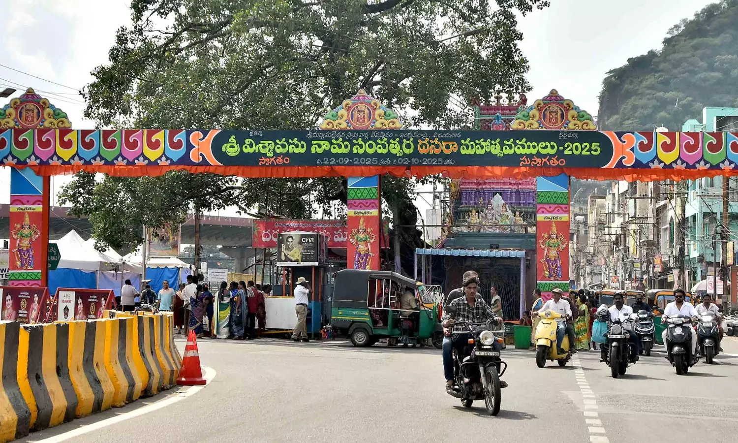 All Set For Dasara Navaratri At Kanaka Durga Temple From Tomorrow
