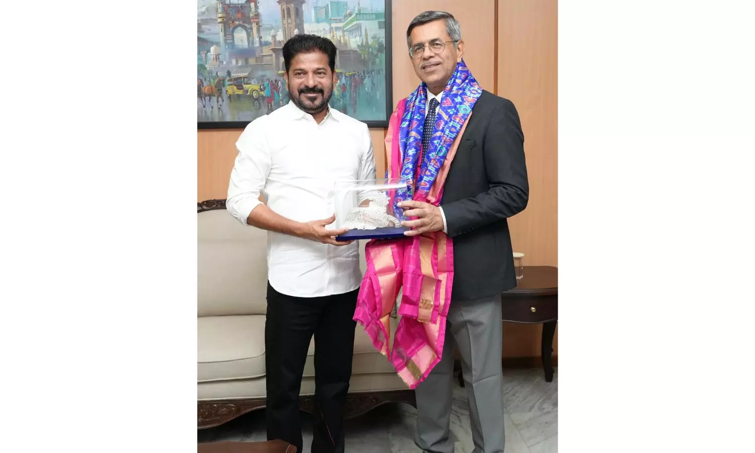 Revanth Reddy Meets Telangana HC Chief Justice Aparesh Kumar Singh