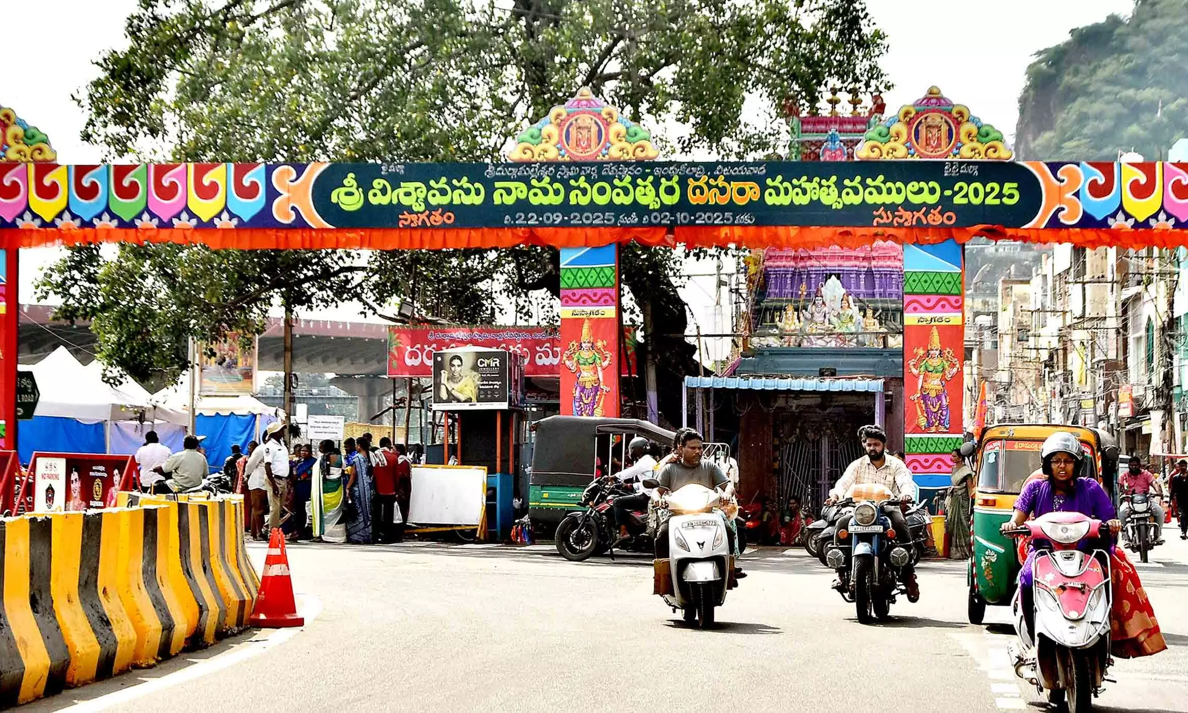 All Set For Dasara Navaratri At Kanaka Durga Temple From Tomorrow