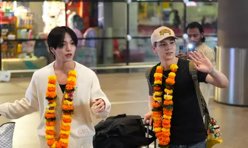 JO1’s Mame & Shosei Win Hearts with Namaste on First India Visit