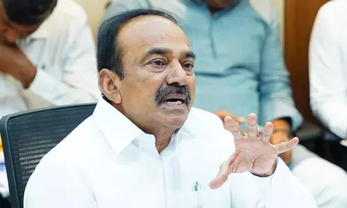 Eatala Hits Out at Telangana Govt Over Flood Relief