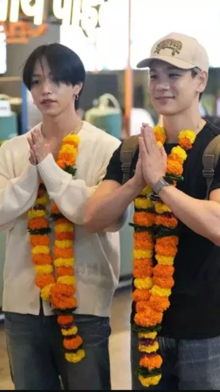 JO1 Members Greet Fans with Traditional Namaste