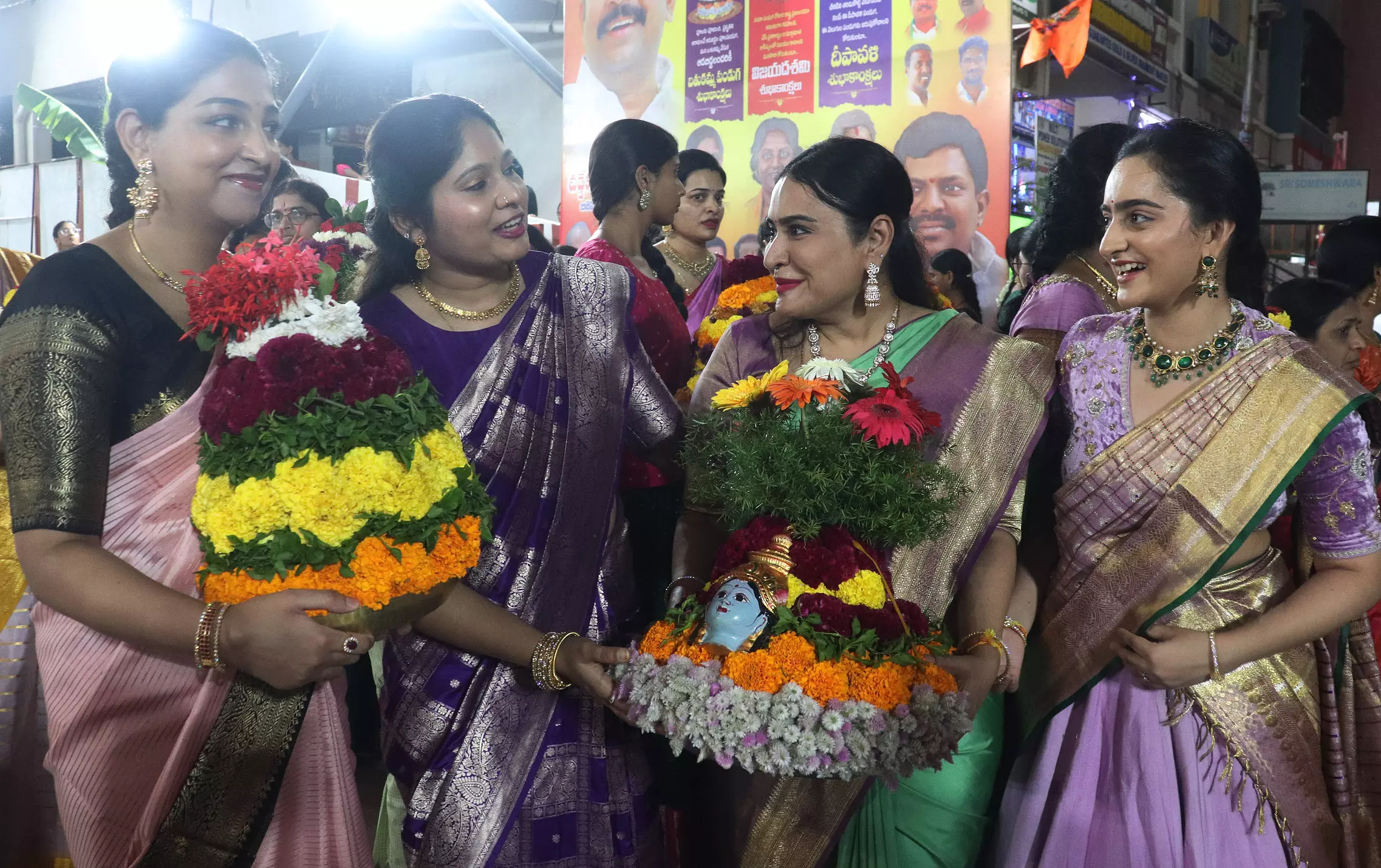 Hyderabad Gearing Up for Bathukamma Festival